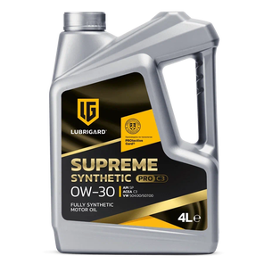 Синтетическое моторное масло LUBRIGARD SUPREME SYNTHETIC PRO C3 0W-30, 4 л
 