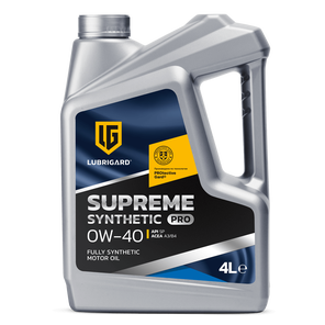 Моторное масло для бензиновых двигателей LUBRIGARD SUPREME SYNTHETIC PRO 0W-40  (4 л)