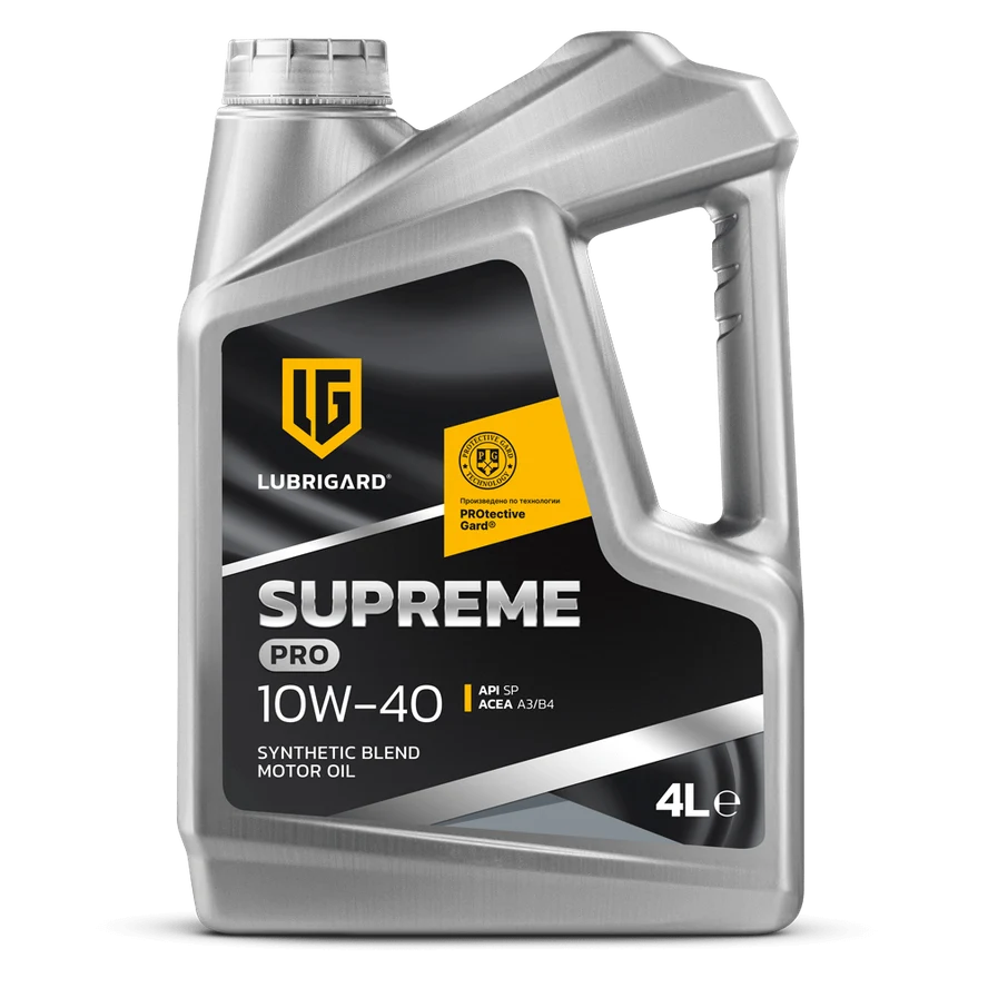 Полусинтетическое моторное масло LUBRIGARD SUPREME PRO 10W-40, 4 л
 