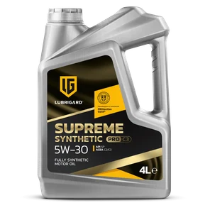 Синтетическое моторное масло LUBRIGARD SUPREME SYNTHETIC PRO C3 5W-30, 4 л
 