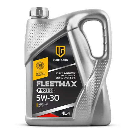 Моторное масло для дизельных двигателей LUBRIGARD FLEETMAX PRO E6 5W-30, 4 л