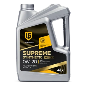 Моторное масло для бензиновых и дизельных двигателей LUBRIGARD SUPREME SYNTHETIC PRO C5 0W-20 (4 л)