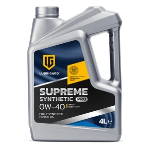 Моторное масло для бензиновых двигателей LUBRIGARD SUPREME SYNTHETIC PRO 0W-40  (4 л)