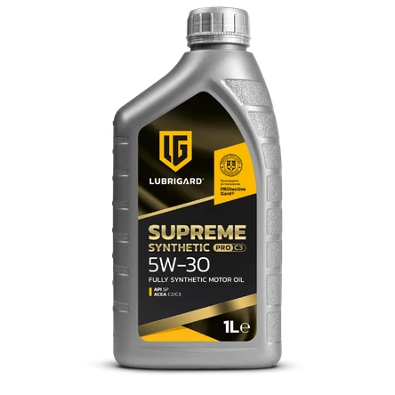 Синтетическое моторное масло LUBRIGARD SUPREME SYNTHETIC PRO C3 5W-30, 1 л
 