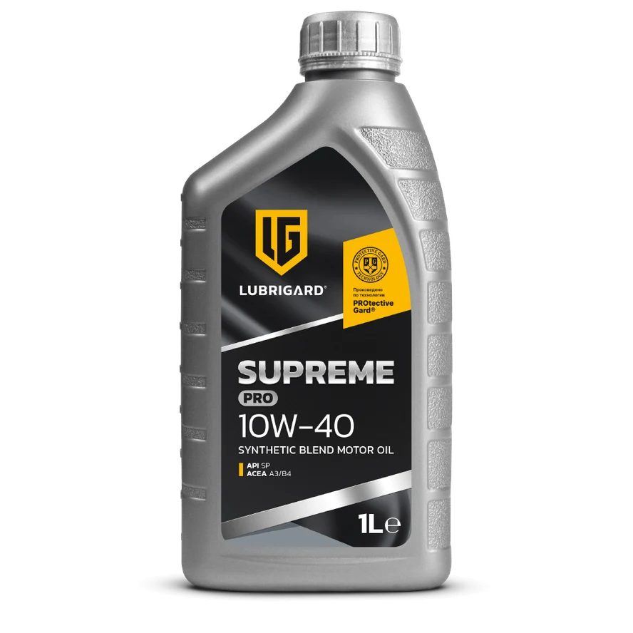 Полусинтетическое моторное масло LUBRIGARD SUPREME PRO 10W-40, 1 л
 