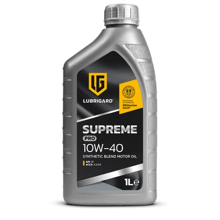Полусинтетическое моторное масло LUBRIGARD SUPREME PRO 10W-40, 1 л
 
